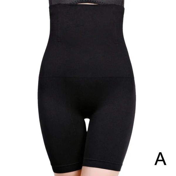 Kvinnor Formande trosor med hög midja Andningsbar Body Shaper Bantning Shapewear Mage Underkläder Trosformare Black XL