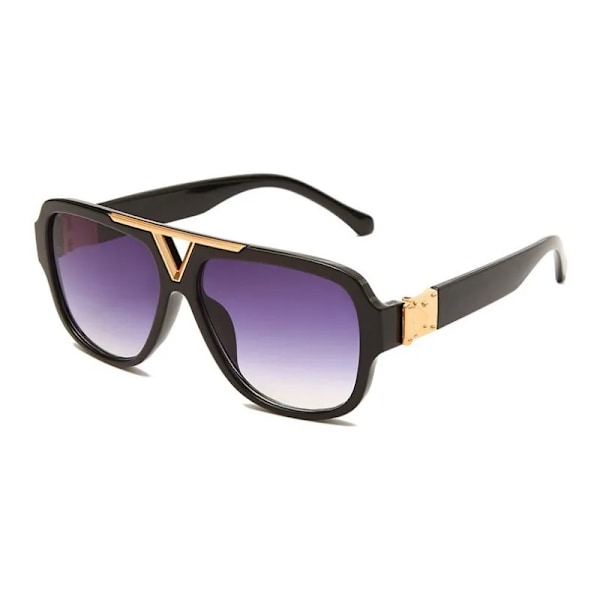 Lyxmode Herr Solglasögon Pilot Designer Båge 8 Färg Unisex Snygga Glasögon UV400 C03 Other
