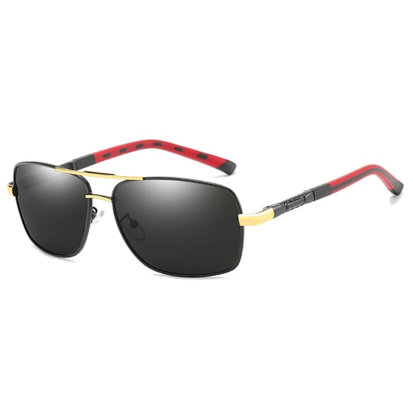 MUSELIFE Polarized Dam Solglasögon Herr Gradient Lins Runda Solglasögon Fyrkantiga Lyxmärke Oculos Lunette De Soleil Femme 3-Black-Silver-Black As Picture