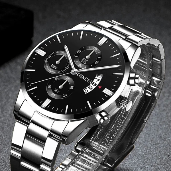 reloj hombre Mode Män Klocka i rostfritt stål Watch Kvarts Watch Business Klockor Man Klocka relogio masculino Style 15