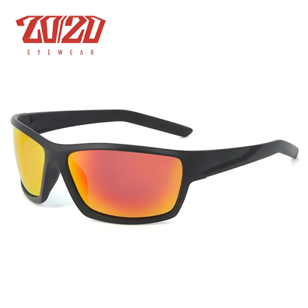 Polariserade glasögon Herr Dam Solglasögon Utomhussportglasögon Böjbåge Camping Vandring Glasögon UV400 Solglasögon PL84 C4 Matte Red Polarized
