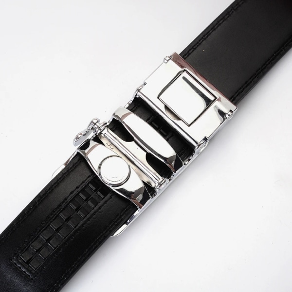 Läderbälte för män Herrspänne Jeansbälten för män Cinturones Para Hombre Ceinture Homme Designer Pasek Luxury Brand Cintura A Brown 110cm
