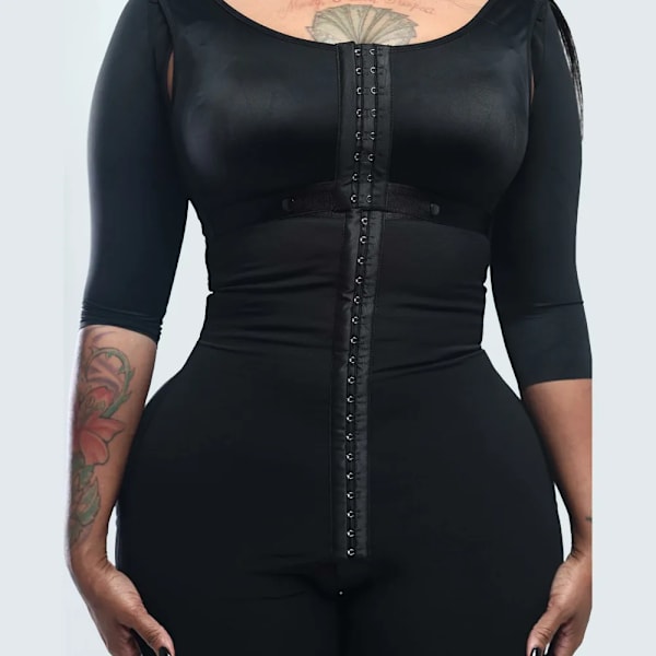 Dam Shapewear Fajas Colombiana Skims Underkläder Kontroll Magen Forma skinkor Timglas gördel Bbl Body Shaper Buttlifter Black M