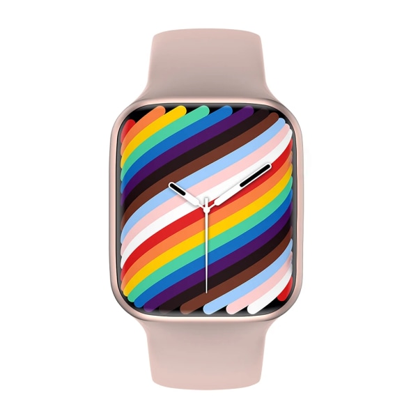 Smart Watch Series 8 W58 W59 W38 W28 Pro Smartwatch Dam Herr NFC Vattentät BT Call Heartrate Monitor IWO För Apple Android Pink W59