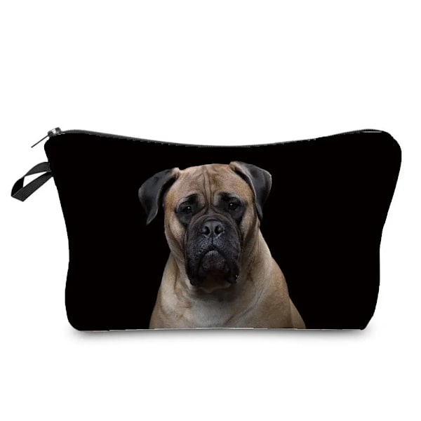 Värmeöverföring Djurmönster sminkväska Söt katt Print Kosmetiska väskor Högkvalitativ organizer Multifunktion Kvinnor Case hz5111 Cat Dog Bag