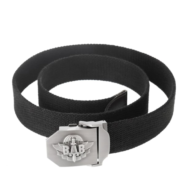 SupSindy män Canvasbälte 3D ryska luftburna trupper VDV metallspänne jeansbälten för män Army Military Taktisk Bälten Man Strap Black stripes 120cm