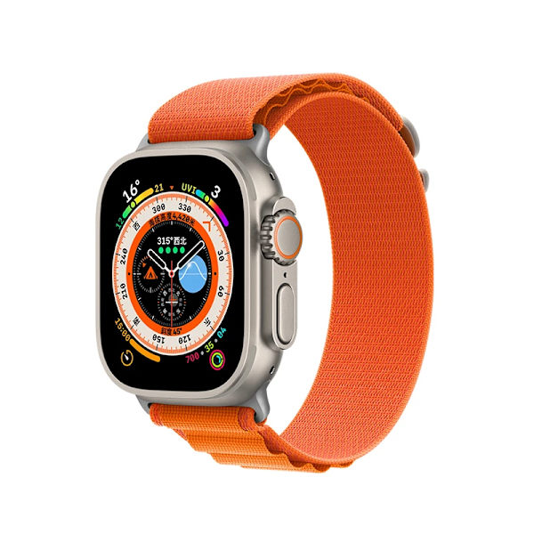 Smart Watch Ultra Series 8 NFC 49mm Smartwatch Herr Dam Bluetooth Call Vattentät Trådlös laddning HD-skärm för Apple GoldGS