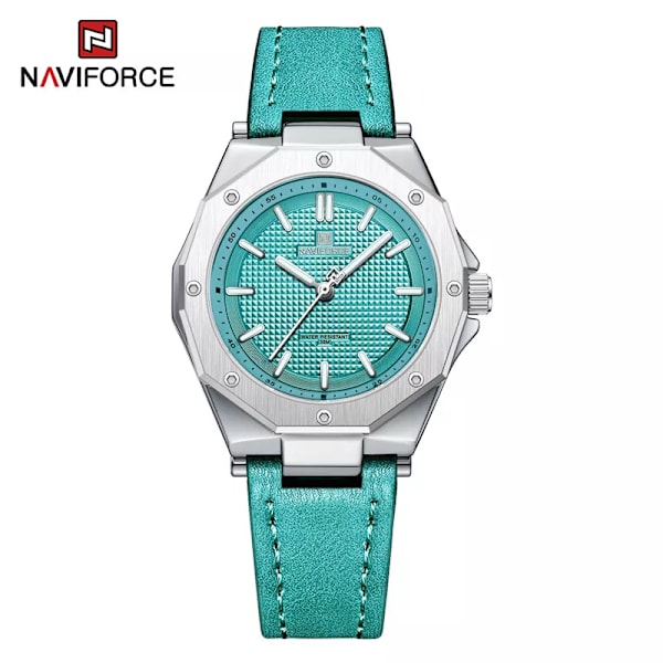 NAVIFORCE Quartz Läder Armband Lyx Kvinnor Enkel Populär Watch Vattentät Kvinnor Klockor Kvinnor Watch Mujer SBEBE