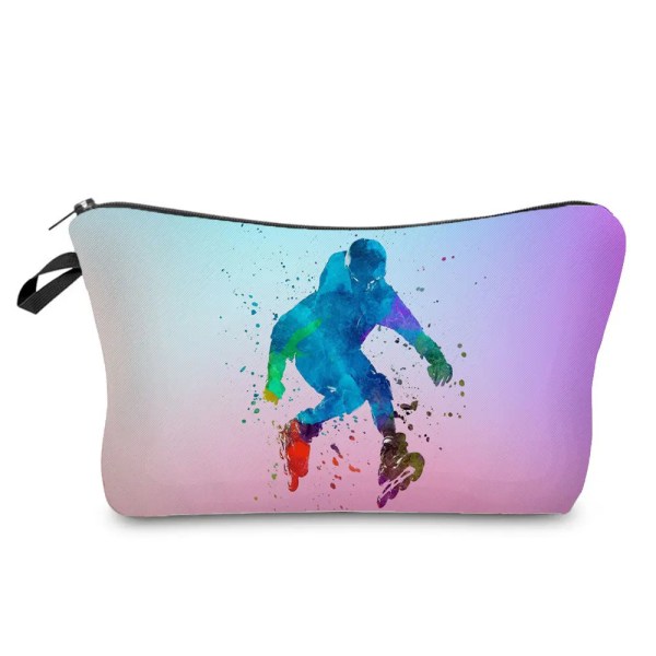 Rytmisk gymnastik Print Kosmetisk väska Skollärare Present Sminkväska Kvinnliga toalettartiklar Organizer Resetoalettpaket hz6598 Cosmetic Bag