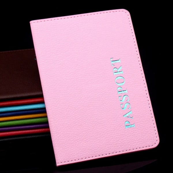 1 ST resepasshållare cover på case för kvinnors män Adventure porta passaporte passport passport Rose