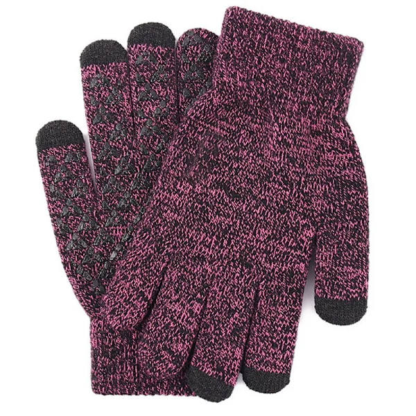 24H skeppsvarma vinterhandskar för män Pekskärm Vattentäta vindtäta handskar Snowboard Motorcykelkörning Unisex Purple4 M