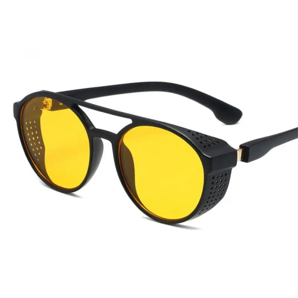Klassiska Punksolglasögon Retroglasögon för män UV400 Körning Ridglasögon Utomhusklättring Fyrkantig ram Glasögon Fiskeskydd A01 Grey flake
