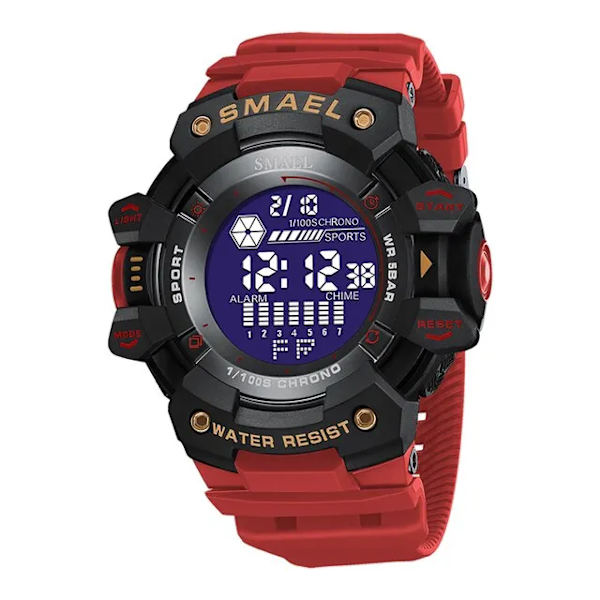 2023 LED digital watch för barn Sport Vattentäta klockor Pojke Flicka Watch Elektronisk klocka Relojes Elektroniska klockor Red