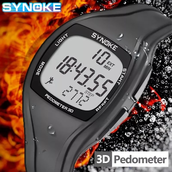 Topp Lyx stegräknare Klockor Kronograf Sportklockor Herrklocka 5Bar Vattentät Väckarklocka Watch Man Reloj Hombre Ny PANARS C