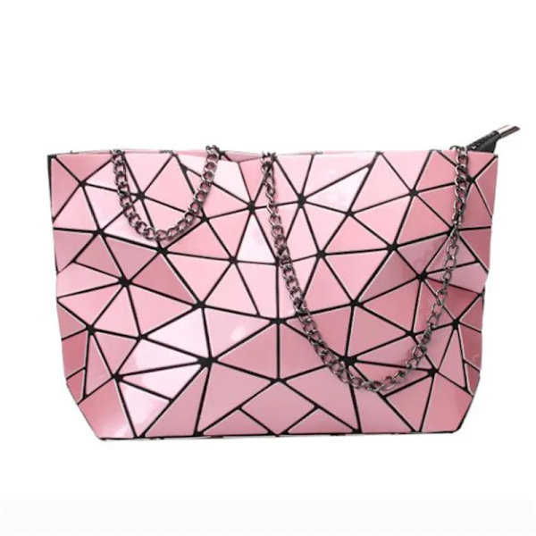 Bao-väskor för kvinnor Lyxiga hink Designer Mode Messenger Crossbody-väska Dam Geometriska axelhandväskor Tygväska Handväska pink small