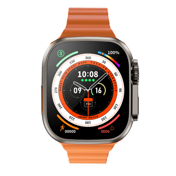 Z8 Ultra MAX Smart Watch Series 8 Titanium Alloy 1:1 49mm case Bluetooth Call NFC ECG IP68 Vattentät Smartwatch Herr Black Alpine G
