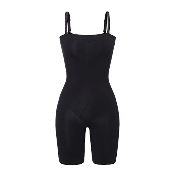 Kvinnor Body Shapewear Helkroppsformare Magkontroll Bantning Slida Butt Lifter Push Up Lår Smalare Magformare Korsett Black M