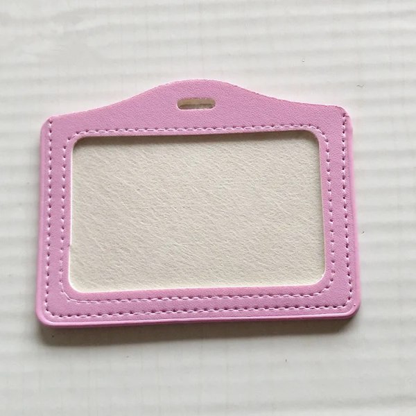 eTya Tecknad Söt Silikon kreditkortshållare Kvinnor Män Barn Student Utdragbar Badge Rulle ID Namn Bus Card Badge Hållare Pink(.2592)