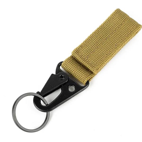 Militärt taktiskt bälte för män, snabbt frigörande magnetiskt spänne Army Outdoor Jakt Multi Canvas Nylon Midjebälten Rem DD Hook Khaki 45to47inch
