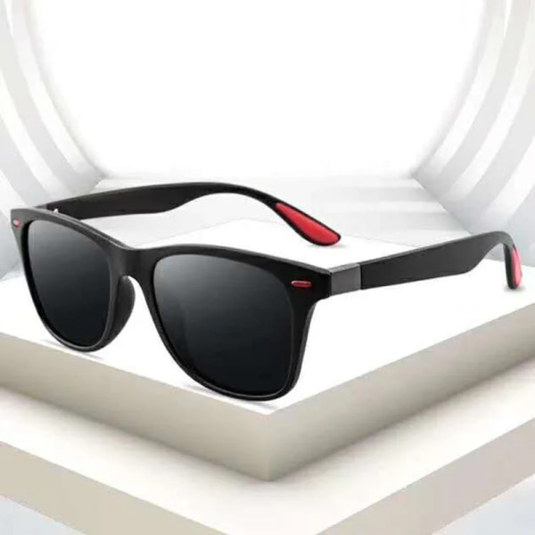 Cykelsolglasögon Klassiska polariserade solglasögon Kör fyrkantig ram Solglasögon Herr Kvinnor Man Goggle UV400 Gafas De Sol A