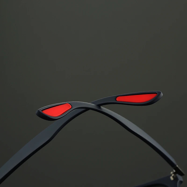 HDSUNFLY Män Polariserade Solglasögon Män Kvinnor Fyrkantiga Märke Designer Rays Driving Solglasögon Goggle UV400 Gafas De Sol 2020 Nyhet blue red balck Package A