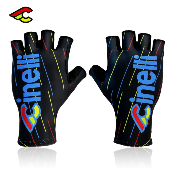 Multi Style Cycle Halvfingerhandskar cykling sommar MTB landsvägscykelhandskar Cykel Gym Fitness Halkfritt Sport guantes ciclismo Style-D M