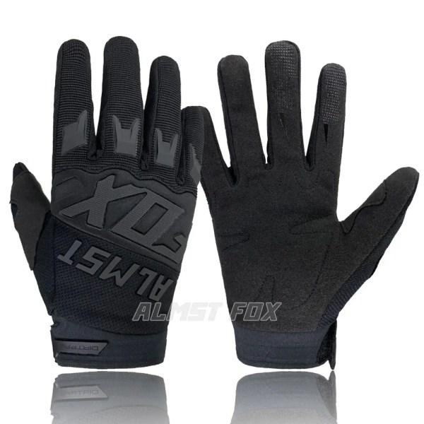 2021 Almst Fox Off-road MX Cykelhandskar Enduro DownHill Racing Rider Bike Handskar Motocross BMX ATV MTB Guantes for Herr 05-Full Gray M