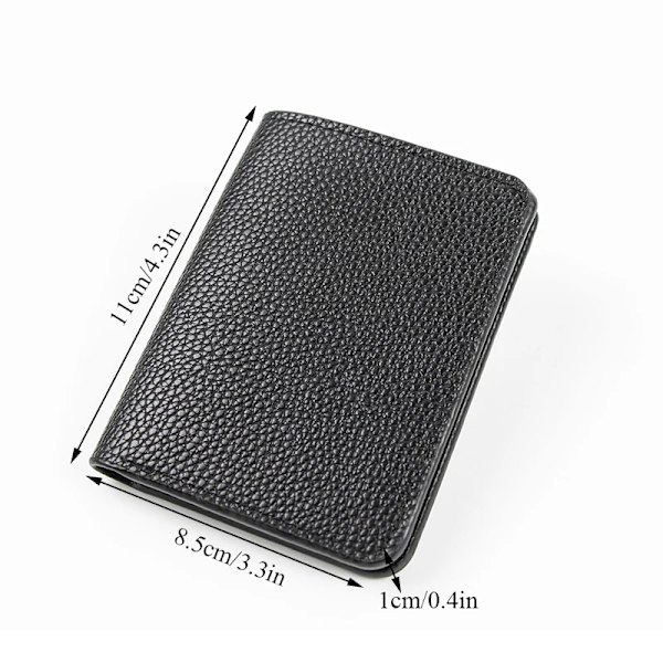 Super Slim Mjuk Plånbok Läder Mini Kreditkort Plånbok Plånbok Korthållare Män Plånbok Tunn Liten brown