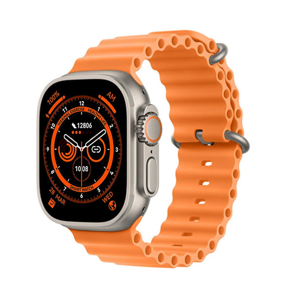 Smart Watch Ultra Series 8 NFC 49mm Smartwatch Herr Dam Bluetooth Call Vattentät Trådlös laddning HD-skärm för Apple GoldHY