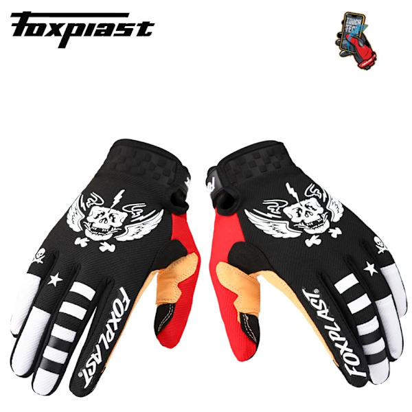2022 Foxplast Cykelhandskar ATV MTB BMX Off Road Motorcykelhandskar Mountainbike Cykelhandskar Motocross Bike Racing Handskar Motocross Gloves 7 M