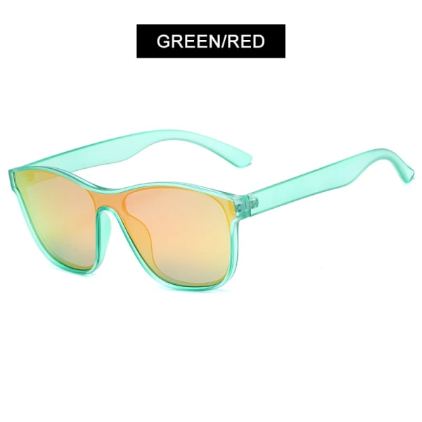 HOOBAN 2023 New Square Polarized Solglasögon Män Kvinnor Mode Fyrkantiga Man Solglasögon Märkesdesign Endelad linsskydd UV400 Green Red Polarized