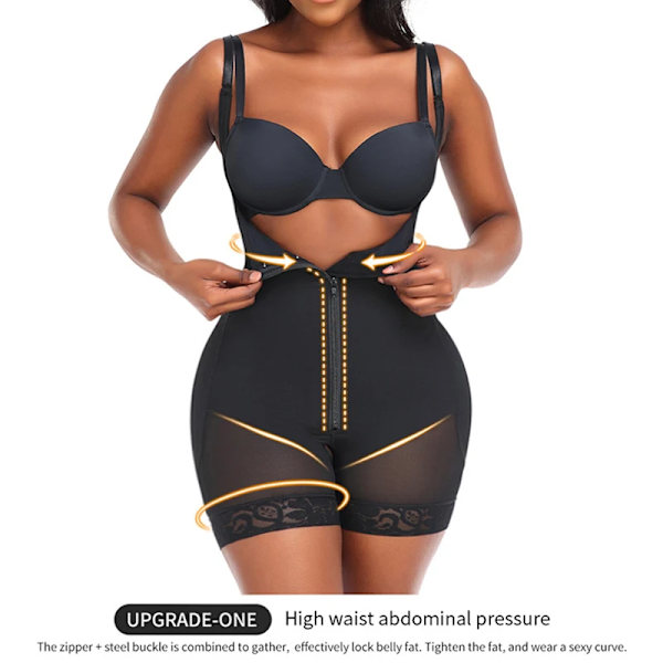 Fajas Colombianas Reduktiva gördlar Pärmar och Shapers Body Shapewear Dam Butt Lifer Platt mage Postpartum Waist trainer Beige XL