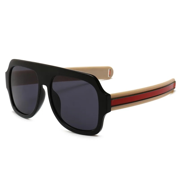 Stora överdimensionerade solglasögon Man Kvinna Gul Herr GG Solglasögon för män Kvinnor Retro plastsolglasögon Rosa Trendiga solglasögon Oculos Leopard MULTI