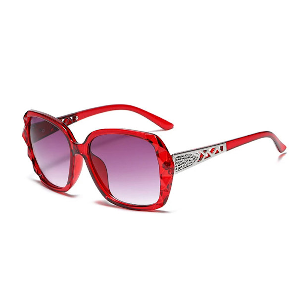 Den nya stora lådan polariserade solglasögon han edition tide kvinnlig uv webb kändis solglasögon kör runda glasögon kvinnlig polarized red Other