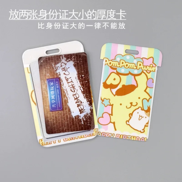 1 Set Anime Kortfodral Kort Nyckel Lanyard Cosplay Badge ID-kort Hållare Halsband Nyckelringar KT-33