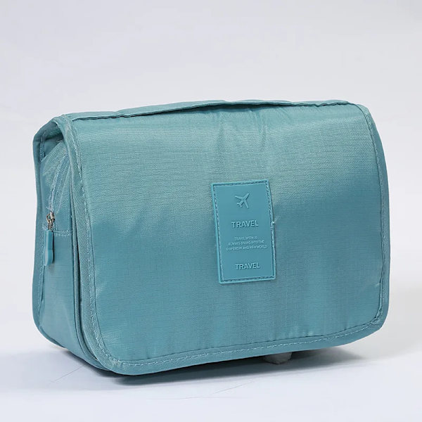 Badkar Hängande Resor Herr Toalettväska Hane Vattentät Organizer Nylon Necessaire Sminkväska Neceser Kosmetiska väskor Kit blue