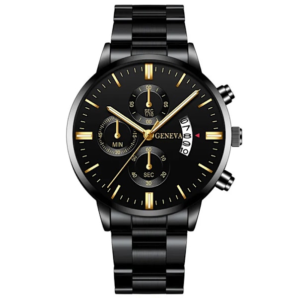 reloj hombre Mode Män Klocka i rostfritt stål Watch Kvarts Watch Business Klockor Man Klocka relogio masculino Style 2