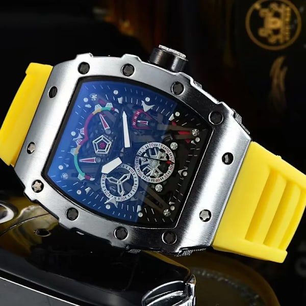 Watch Mode Legering Urboett Toppmärke Lyx Herr Quartz Clock Klassisk Man Sport Kronografklockor Style 12