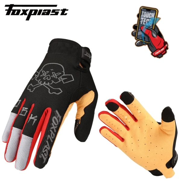 2022 Foxplast Cykelhandskar ATV MTB BMX Off Road Motorcykelhandskar Mountainbike Cykelhandskar Motocross Bike Racing Handskar Motocross Gloves 3 XXL