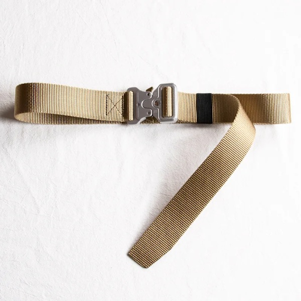 Bälte Män Utomhus Jakt Metall Taktiskt bälte Multifunktionslegering Spänne Högkvalitativ Marine Corps Canvas Bälte för kvinnor 3.8cm Khaki silver 100cm