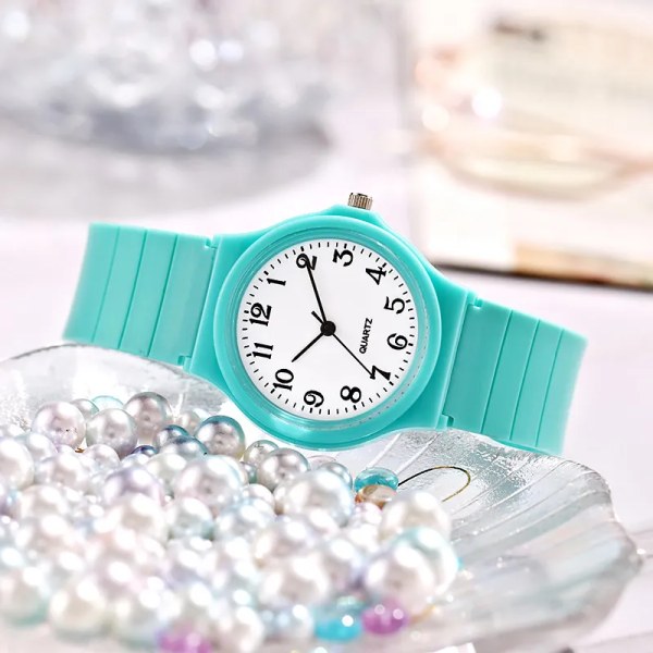Enkel watch för kvinnor studentarmbandsur Watch Reloj Mujer Elegante Reloj De Mujer Mint green