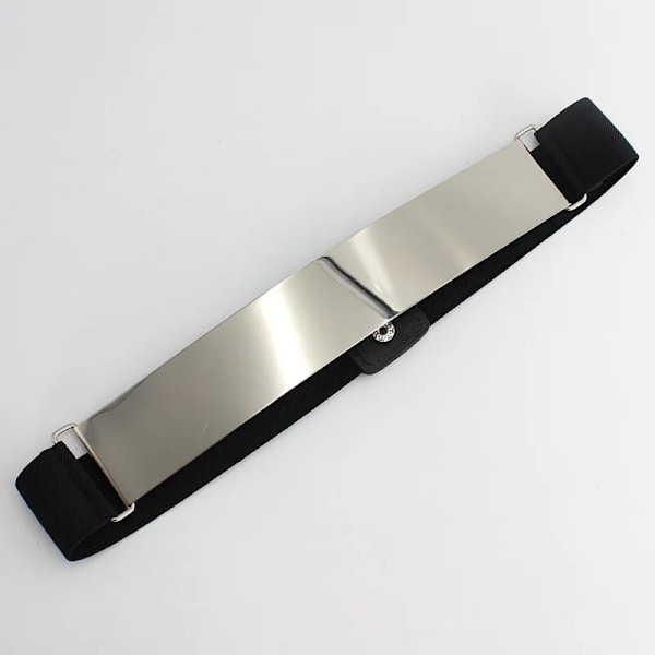 Nya designerbälten för kvinna Guld Silver Märke Bälte Klassiskt Elastiskt Ceinture Femme Dam Bälte Dam Kläder Accessoar Klänning Bälte Silvery