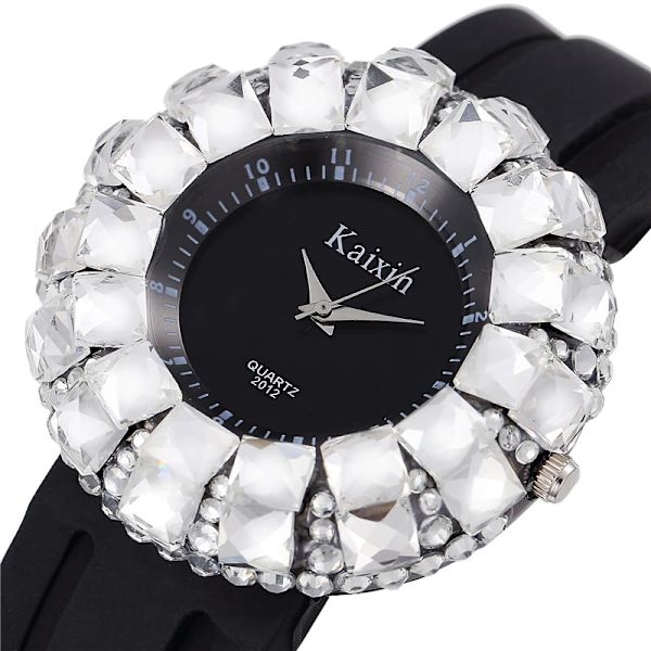 Relogio Feminino Klockor Dam Lyx Strass Armbandsur Dam Dam Casual Klocka Montre Femme Saat Hodinky Style 4