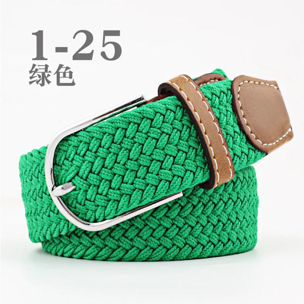 Canvasbälte utomhus taktiskt bälte unisex högkvalitativ canvasbälte för jeans Man Lyxiga Casual Straps Ceintures Bälten för kvinnor FB  green 3.3cmX107cm