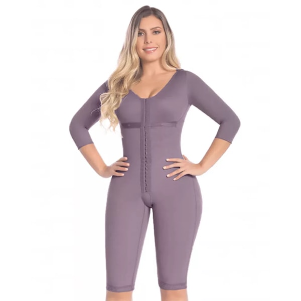 Fajas colombiansk gördel waist trainer dubbelkompression BBL-shorts Magkontrollslida Bantning Platt mage Modelleringsbälte Black M