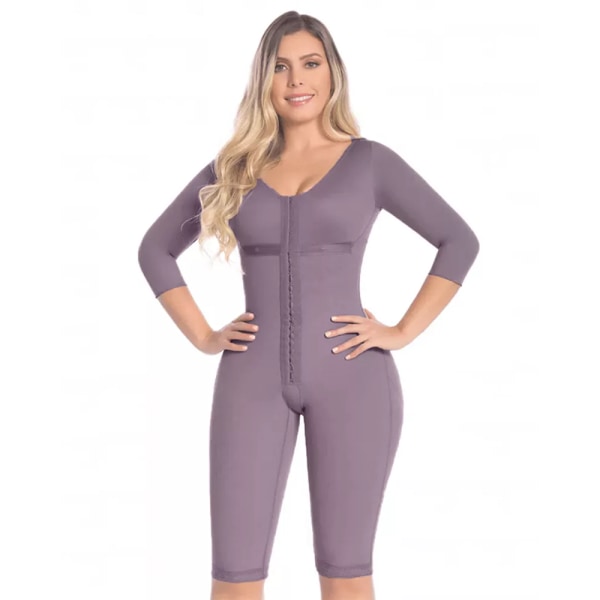 Fajas colombiansk gördel waist trainer dubbelkompression BBL-shorts Magkontrollslida Bantning Platt mage Modelleringsbälte Black XL