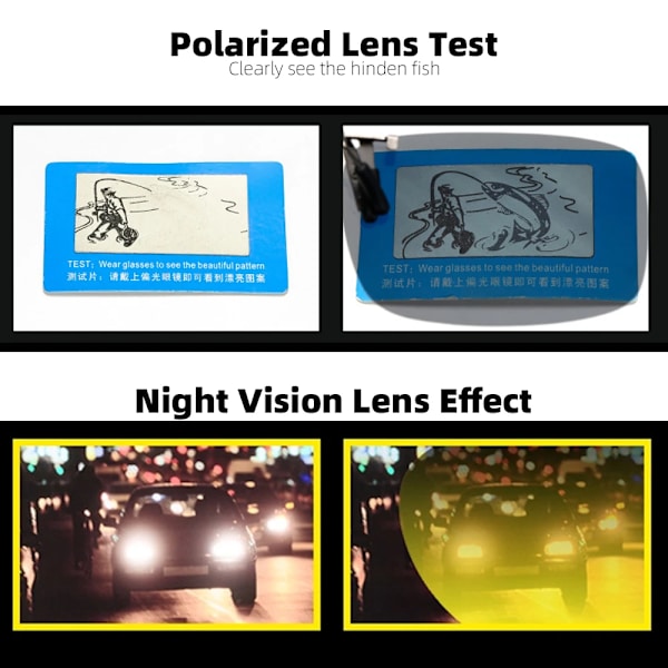 VIVIBEE Spegel Blå Flip Up Clip on Solglasögon Fiske Män Fyrkantig polariserad lins Metall Night Vision Körning UV400 Dam Glasögon 6 Mirror Gold Without Plastic Case