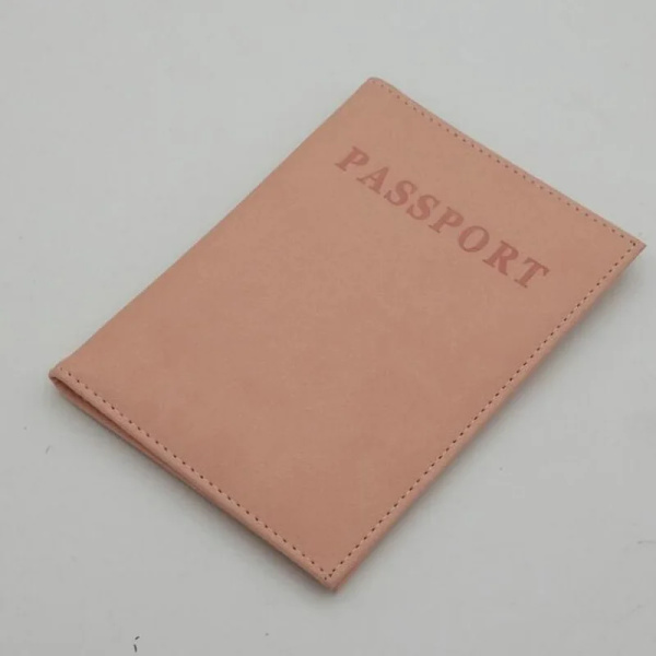 PU Läder Kvinnor Cover Pink World Universal Resepass Biljetthållare Cover på case Passpåse Pink