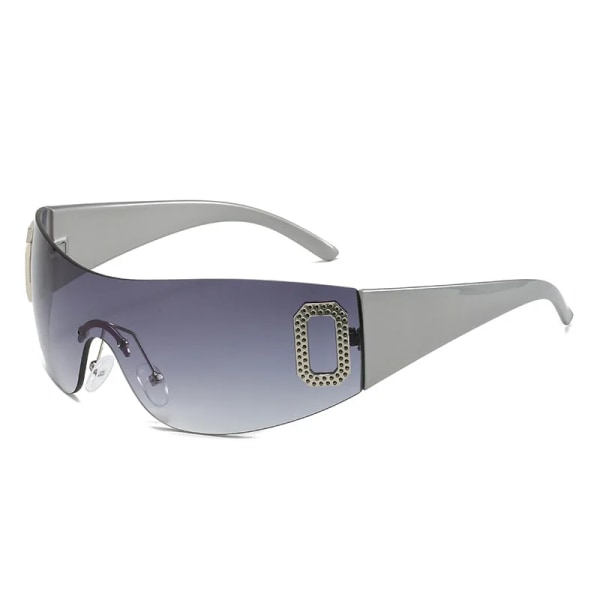 Modedesigner Solglasögon Dam Lyx Trendiga y2k Solglasögon Kvinna Shade Rosa glasögon Goggle 2000-talet lentes de sol mujer silver gradient gray as shown