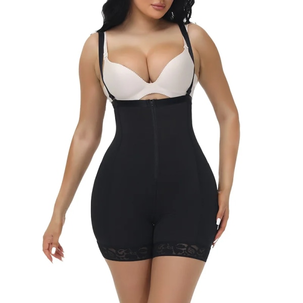 Kvinna Binder Shaper Kroppsbantning Slida Platt Mage Magkontroll Push Up Rumpa Fyllning Enhancer Rumpa Höft Vadderad Body XXL